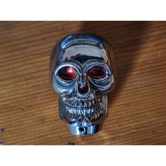 Unbranded Other Vintage Aluminum Skull Shift Knob Rat Rod Shifter